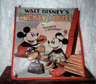 NEW Disney Mickey Mouse Expandable Reusable Tote Bag - Red • $5