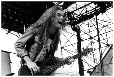 Cliff Burton Metallica Poster 24x36 Inch Photo Rare Print Wall Art Print CB02 • $19.97