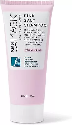 Sea Magik Natural Shampoo - SLS Free Exfoliating And Volumising With Pink Salt • £17.89