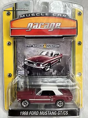 Greenlight 1968 Ford Mustang GT/CS ~ MUSCLE CAR GARAGE •NEW• • $18.01