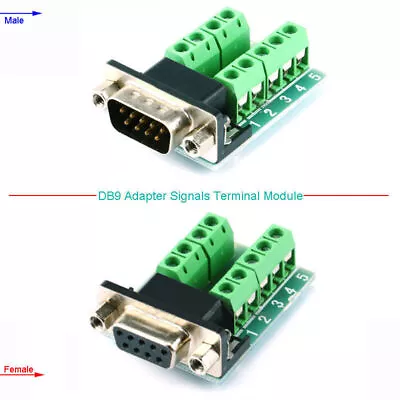 DB9 Connector ：DR9 RS232 Serial To Terminal ：Adapter Signals Terminal Module • $44.10