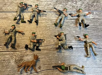 1986 Mattel GUTS! 10 Green Beret Army Action Figures (With DOG) Carboard Package • $48.49