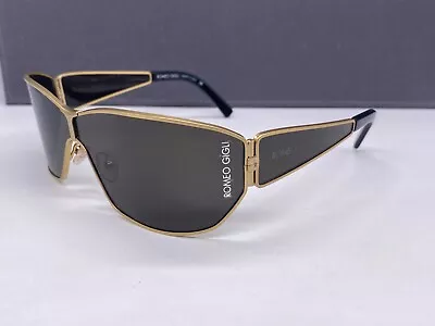 Romeo Gigli Sunglasses Men Woman Gold Braun Rg 191 Vintage Bono U2 • $552.18