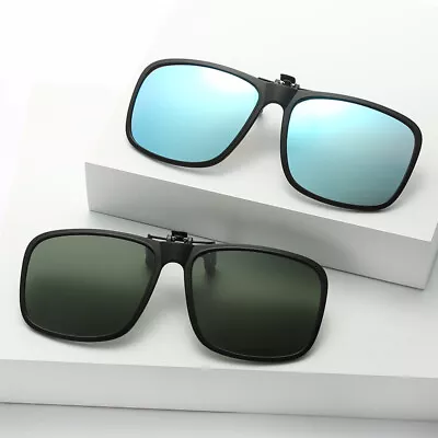 Flip Up Clip On Sunglasses Polarized Glasses Driving Anti Glare Men Women UV400 • $6.99
