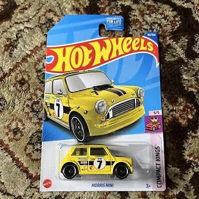 Hot Wheels Morris Mini - Treasure Hunt - Lemon Yellow. • $3.95