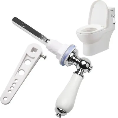 Traditional Victorian Style Ceramic Handle Toilet Cistern Flush Lever/Handle UK • £9.40