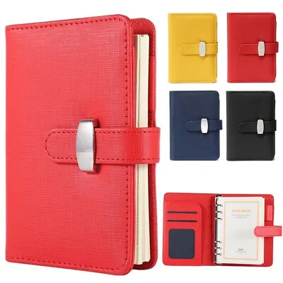 £8.79 • Buy Diary Notebook Personal Pocket Organiser Planner PU Leather Filofax Cover UK