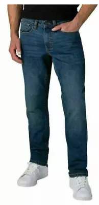 IZOD MENS COMFORT STRETCH SLIM FIT STRAIGHT LEG FIT JEANS (MED BLUE 38Wx30L) NWT • $25.03