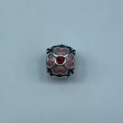 Authentic Pandora Sterling Silver Enamel Flower Charm 790433ER - #21 • $20