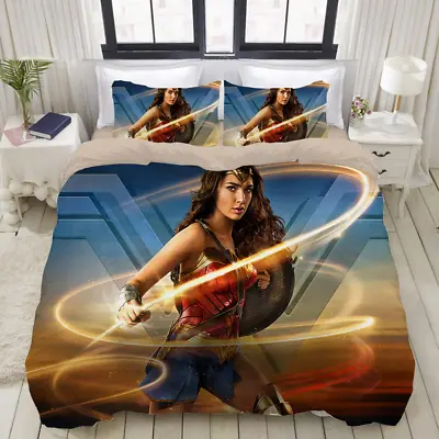 Gift For Fans - Wonder Woman Full Bedding Set (4pcs) • £77.15