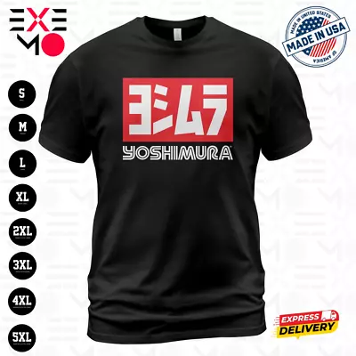 Yoshimura Racing Japan Logo Men's Black T-Shirt Size S To 5XL • $18.99