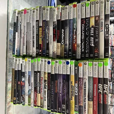 50 Video Games Bundle Lot  (Xbox 360) • $89