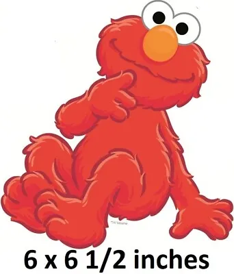 Elmo Wall Decal Sesame Street Vinyl Sticker Red Muppet Peel And Stick Art Decor • $4.99