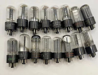 $19.13 • Buy Vacuum Tube Art 35Z5GT + 6W6GT + Vintage Lot Of 16 Steam Punk Art PLZ READ!