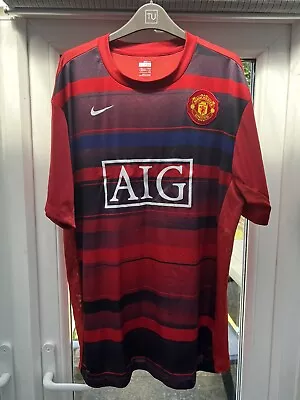 Men’s Manchester United Training Top 08/09 XXL Rare • £12