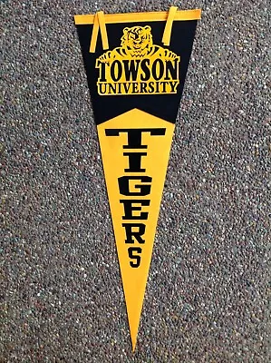 TOWSON UNIVERSITY  TIGERS  Pennant Of Towson Maryland • $39.95