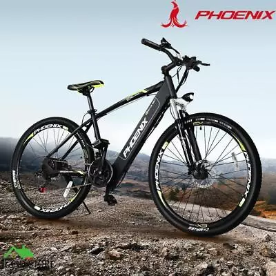 Phoenix 27.5  Electric Bike Motorized Mountain Bicycle MTB City EBike Battery • $777.10