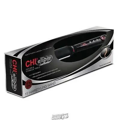 CHI-Ellipse Teflon & Titanium Styling Wand Easily Create Effortless Undone Curl • $64.99