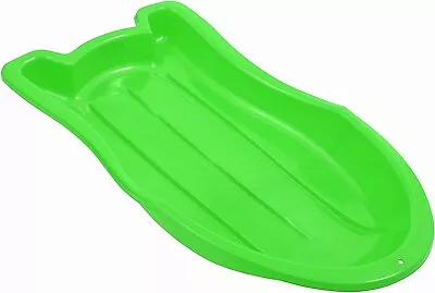 Superio Green Toboggan Snow Sled For Kids And Adults 37  Heavy Duty Plastic • $36.99