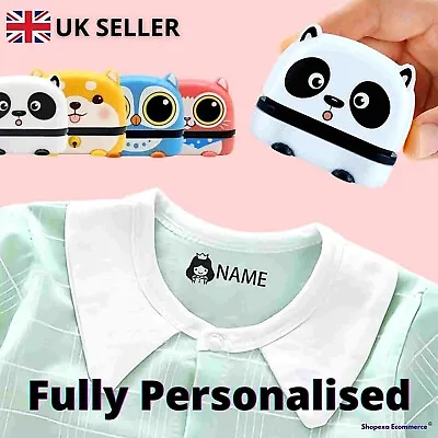 £13.89 • Buy Personalised Name Stamp For Children Kids - Self Inking Clothes Labelling Custom