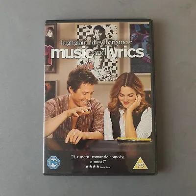 Music And Lyrics - Hugh Grant - PG - DVD - Tested & Working - Free P&P - VGC • £2.47