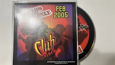 Rare DVD Sleeve PROMO ONLY Club Video 2005 February Brandy Dirty Vegas • $69.95