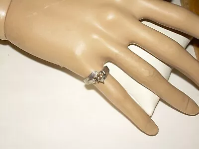 Vintage Sterling Marquise CZ Ring - Size 5 Engagement/Cocktail • $20