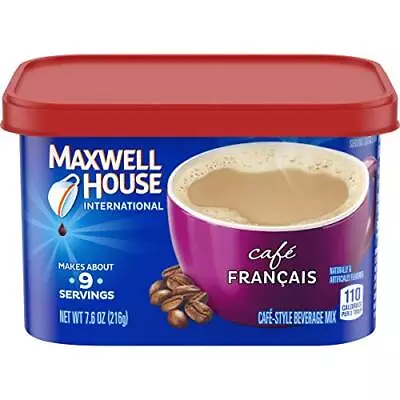 Maxwell House International Cafe Francais Style Instant Coffee 7.6 Ounce (Pack • $35.39