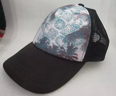 $7.95 • Buy O'NEILL SURF PALM TREE PRINT BASEBALL CAP TRUCKER HAT Mesh Adjustable Snap Back