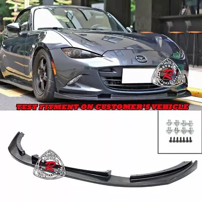 $139.99 • Buy Fits 16-22 Mazda Miata MX5 ND ND2 ND3 B Style Front Bumper Lip (Urethane)