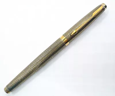 PARKER 75 Vermeil GOLD Plated STERLING SILVER 925 Fountain Pen 14k 585 XF Nib • $160