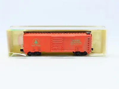 N Model Power 3447 MEC Maine Central  Pine Tree Route  Box Car #14785 Weathered  • $7.95