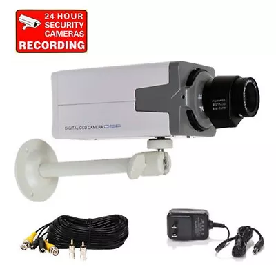 High Resolution 700TVL 3.5-8mm Varifocal Lens W/ SONY Effio CCD Power Cable Csq • $127.90