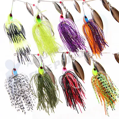 $6.95 • Buy Spinnerbait Spinner Bait Baits Fishing Lures Buzz Bass Yellowbelly Cod Perch 