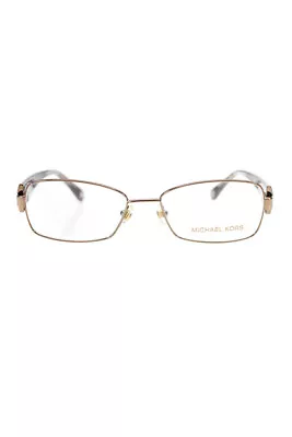 Michael Kors Womens MK499 Zebra Print Metal Rectangular Eyeglass Frames Brown • $27.01