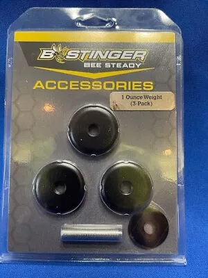 @NEW@ 1- 3pk B-Stinger Freestyle/Sport Hunter 1 Oz. Stabilizer Weights • $22.99