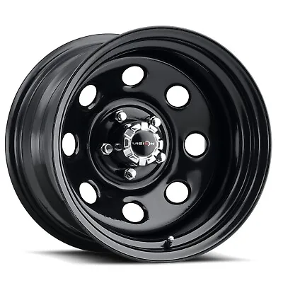 Vision Wheel 85H7873NS Single Black 85 Soft 8 17X8 -12 Offset 5x5 Rim • $127.03