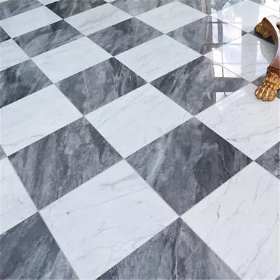 K45P Bardiglio Gray Dark Grey Marble 18x18 Tile Polished • $2199