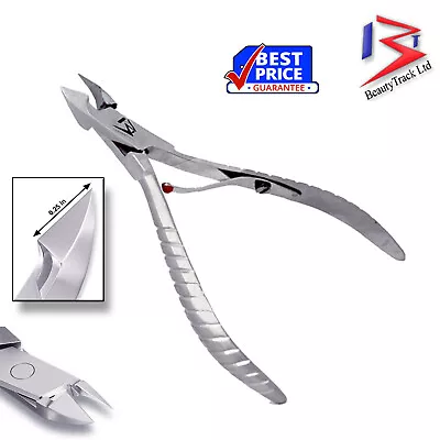 Pro Nail Clipper Cutter Toe Manicure Scissor Nail Art Cuticle Nipper Acrylic 4.5 • £4.99