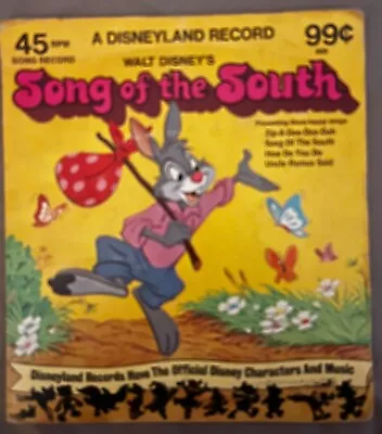 $4.99 • Buy Disney - Song Of The South Records (4 Song EP And Brer Rabbit Book And Record)