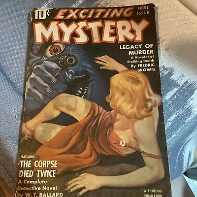 Exciting Mystery 1942 First Issue Volume 1 Number 1 • $115.50