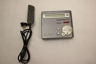£89.99 • Buy Sony Mz-r70 Minidisc Walkman Portable Recorder Md + Sony Rm-mz3r Spare & Repair