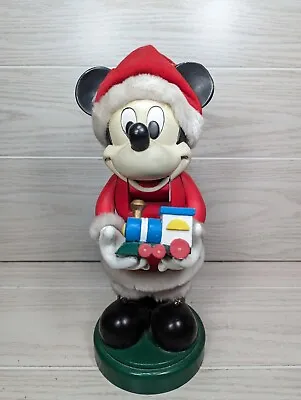 Disney Mickey Mouse Santa's World 12” Wood Nutcracker Kurt Adler • $24