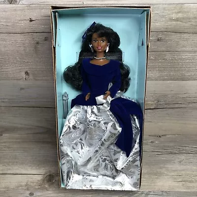 African American Barbie #15587 Winter Velvet Avon '95 VINTAGE NRFB Purple Outfit • $25