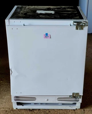 £109 • Buy ElectriQ 133 Litre Integrated Under Counter Fridge  60cm Wide - White