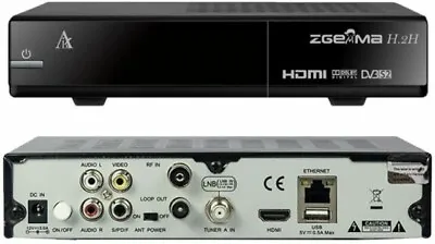 Zgemma H.2h Twin Tuner Satellite T2/cable  Receiver Enigma 2 Linux • £65