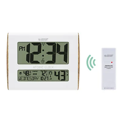 BBB86095 La Crosse Technology Atomic Digital Wall Clock With TX191 - Open Box • $24.95