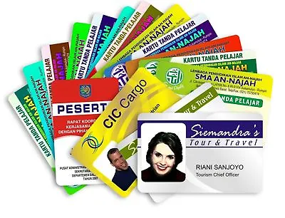 Custom Design & Print Your Staff ID Printed On PVC Plastic Cards - FREE Design • £1.99