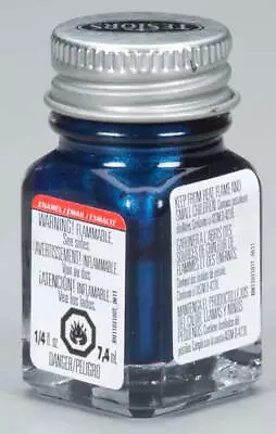 Testors 1/4 Oz Metallic Arctic Blue Enamel Model Paint 1109 • $3.59