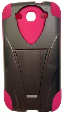 Protective Case With Kickstand For Samsung I9300 Galaxy S3 Pink/Black • $9.99